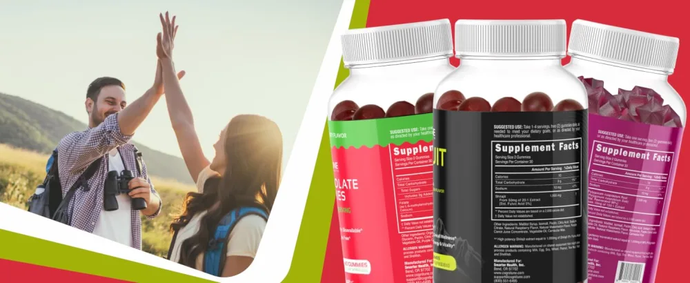 CogniTune Gummy Wellness Bundle - Resveratrol, Shilajit, and Methylfolate Gummies - Gummy Wellness Bundle
