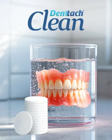 Denttach Seven Denture Adhesive, Thermoplastic Denture Adhesive Up to 7 Days, Extra Strong Waterproof, Secure Denture Grip & Cushion, Refit, Reliner for Upper & Lower Dentures, Comfortable, Zinc Free 1 - denture cleaner