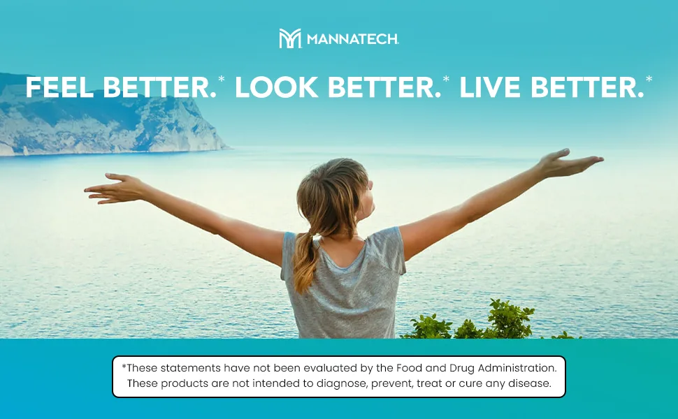 Mannatech Advanced Immune Support Supplement - 150% More Vitamin C, Increased Manapol, Zinc & Glyconutrients for Immunity in MannaBOOM, 10 Slimsticks - Last banner