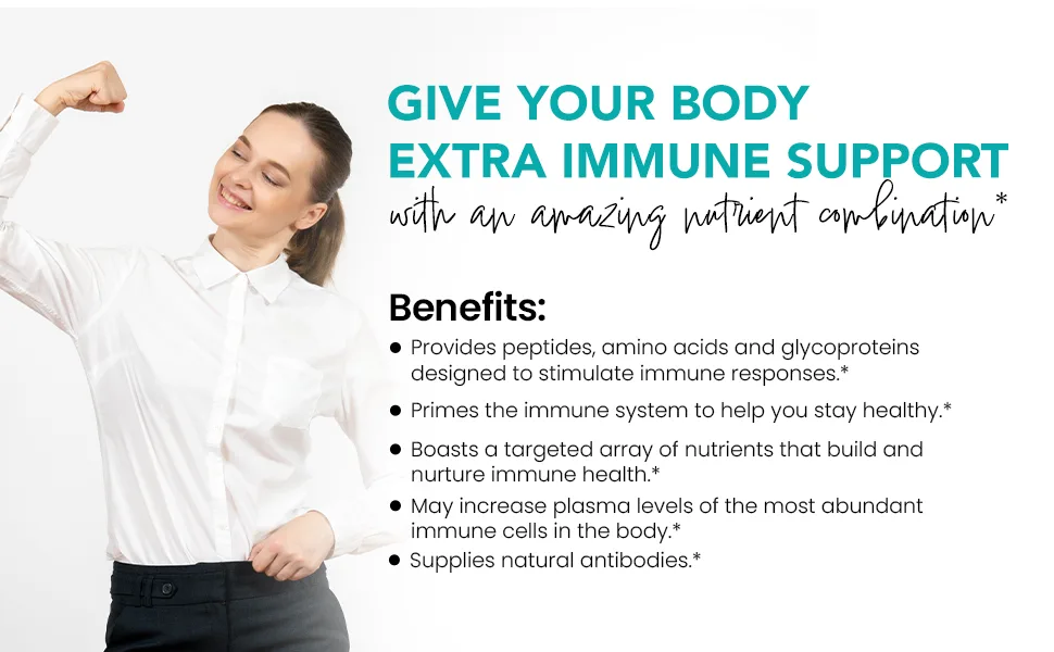 Mannatech ImmunoSTART Supplement Supports The Body s Natural Immune Response 60 Tablets Formulated for Immune Balance and Support - benefits
