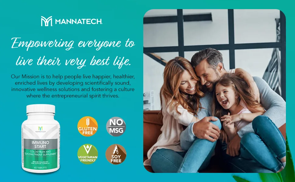 Mannatech ImmunoSTART Supplement Supports The Body s Natural Immune Response 60 Tablets Formulated for Immune Balance and Support - certification