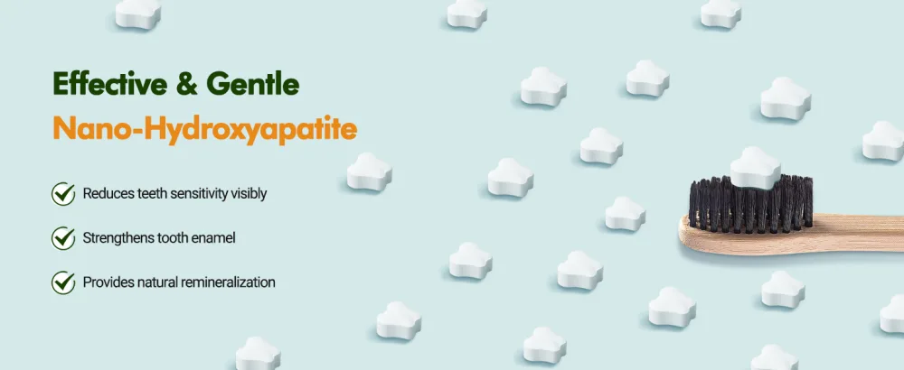 MySmile Toothpaste Tablets, Travel Friendly Mouthwash Tablets, Fluoride Free Toothpaste Tablets - Nano hydroxyapatite, Reduce Sensitivity, Natural Whitening, Remineralize Teeth, Fresh Breath. 45Tabs - Toothpaste Tabs 3