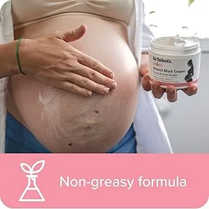Dr. Talbot's Mom Stretch Mark Cream - Made With Cocoa and Shea Butter - Postpartum Care for Moms - 8 oz - Prenatal, Stretch Mark Cream, stretch mark treatment, prenatal care, postnatal care, stretch mark