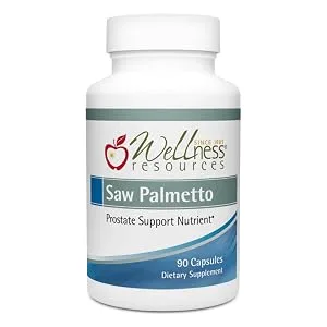 Wellness Resources Saw Palmetto Deep CO2 Extraction, No Solvents - High Potency for Prostate Health, Urinary Health (90 Capsules) - Saw Palmetto