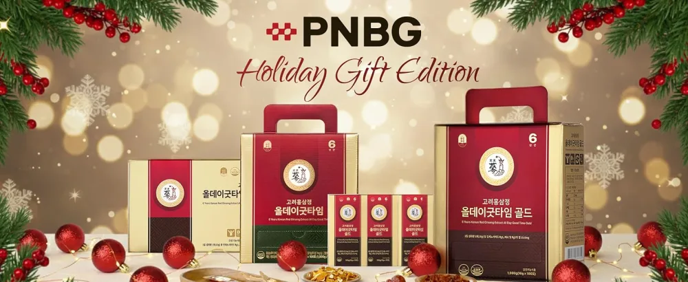 PNBG 6 Year Korean Red Ginseng Shot - 7mg Ginsenosides - Caffeine Free HACCP 10 Packets - ginseng
