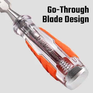 VANQUISH High-Impact Wood Chisel with One-Piece Forged Blade Go-Thru Mortise Chisel for Woodworking - 1 Inch (4606) 1 / 25mm - go-through blade