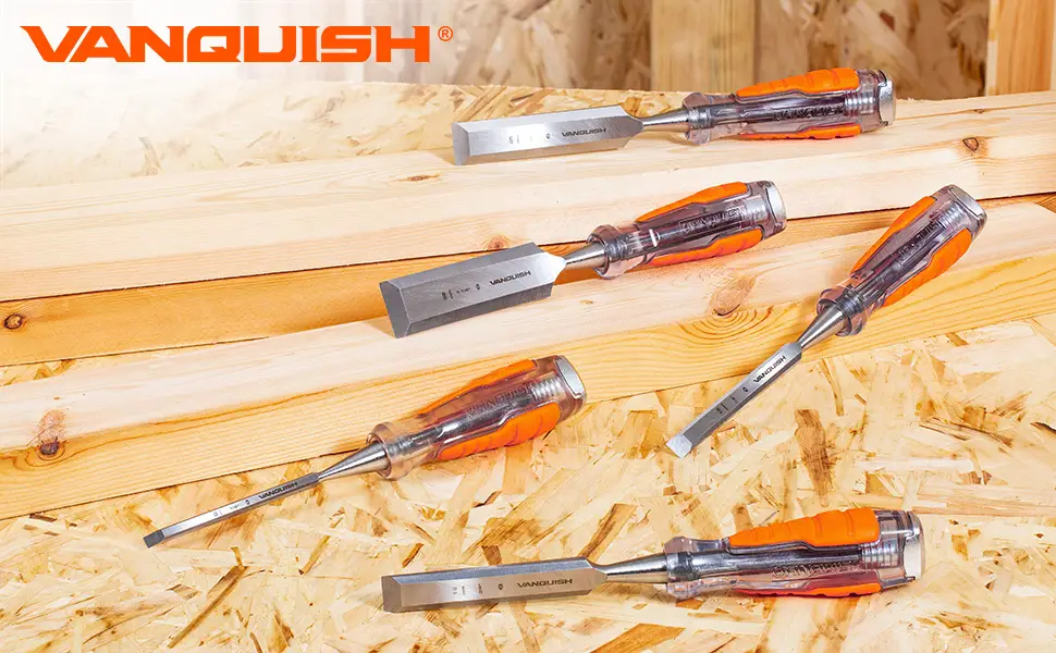 VANQUISH High-Impact Wood Chisel with One-Piece Forged Blade Go-Thru Mortise Chisel for Woodworking - 1 Inch (4606) 1 / 25mm - product information 1