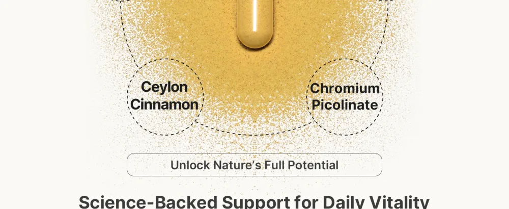 Berberine 1000mg with Ceylon Cinnamon, Chromium & Milk Thistle GLP-1 Glucose & Metabolic Support Supplement 90 Capsules, Made in USA - product information 9