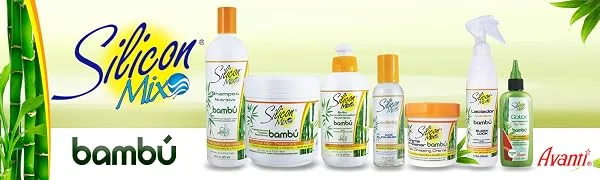 Silicon Mix Bambu Set 4 pieces Shampoo  Tratament  Leave In  Hair Polisher - Linea Bambu