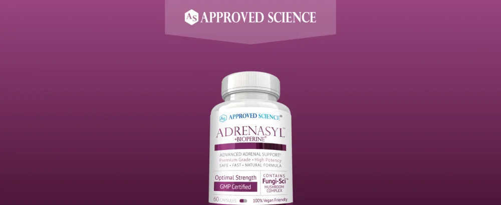 Approved Science Adrenasyl - Adrenal Gland Support - 180 Count - Pack of 1 180 Count (Pack of 1) - Adrenasyl 1