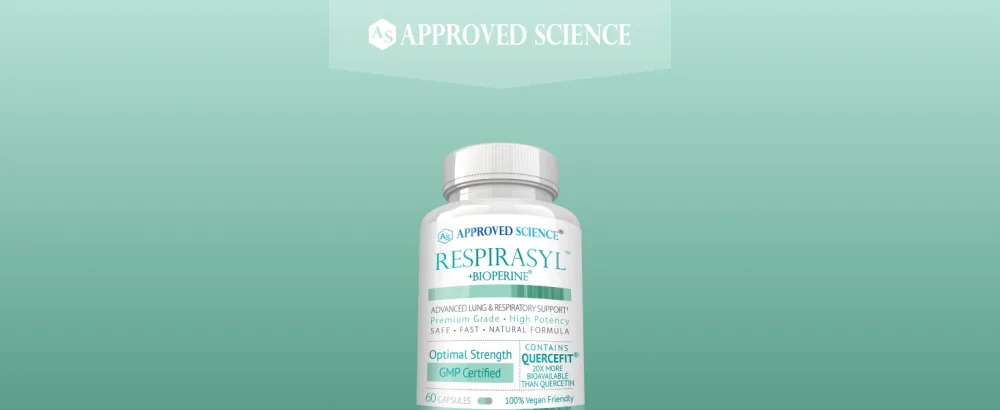 Approved Science Respirasyl - Lung and Respiratory Support - with Quercefit, Vitamins A,C,D, BioPerine - 3 Month Supply - Made in The USA - Respirasyl 1
