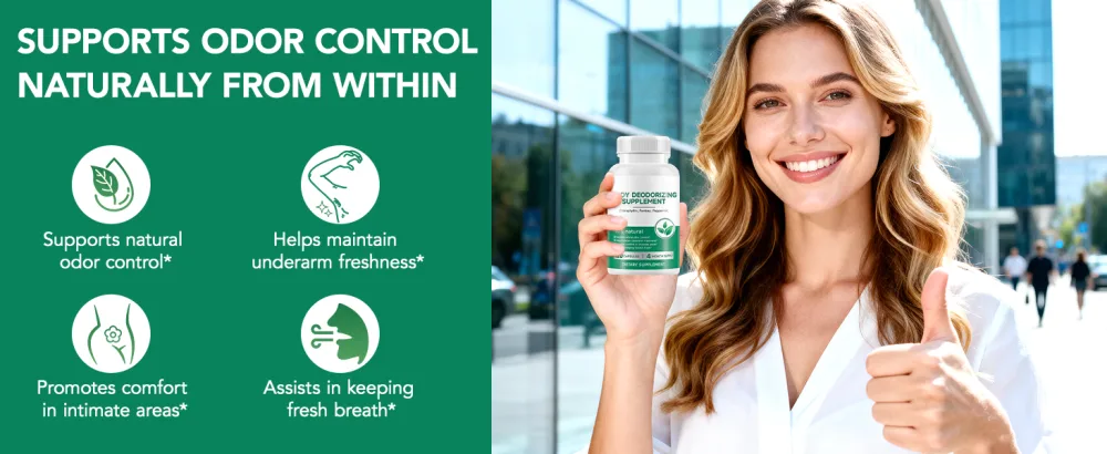 Chlorophyll Capsules Body Deodorizing Supplement for Daily Internal Freshness Support | Natural Botanical Blend for Routine Odor Balance, Gut Wellness, and Clean Inner Feeling | 120 Capsules - clorofila