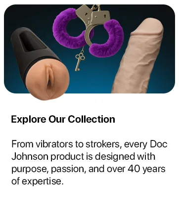 Doc Johnson OptiMALE - FlexiSteel - Soft Silicone with Inner Metal Core - 43mm, Blue - Explore Our Collection