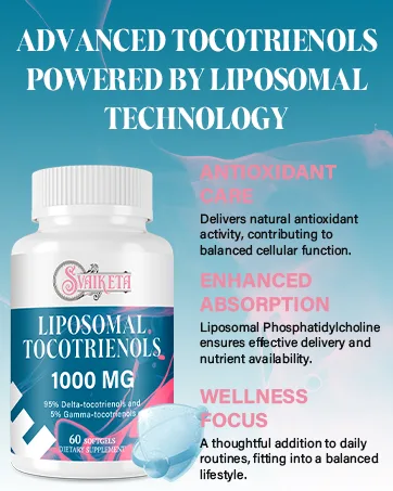 Liposomal Tocotrienols 1000mg High Absorption Vitamin E Tocotrienols Supplement with 95% Delta & 5% Gamma 60 Softgels 60 Count (Pack of 1) - Liposomal Tocotrienols Supplement
