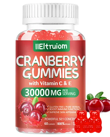 IIEltruiom Cinnamon Supplements, Cinnamon Gummies 2400mg with Berberine, Turmeric, Apple Cider Vinegar, Bitter Melon, Chromium - Vegan, Non-GMO 60 Counts - cranberry gummies