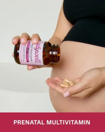 Ladywell Prenatal Multivitamin | Conception, Pregnancy & Postpartum | Key Ingredients Including DHA, Folate & Iron | Expertly-Formulated & Tested | Designed for Absorption with Nausea Support, 60 Ct 1 - Prenatal Multivitamin
