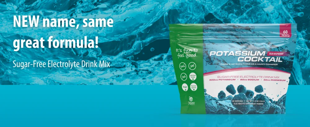 Jigsaw Health Potassium Cocktail | Formerly Pickleball Cocktail | Blue Raspberry Flavor | 60 Servings (Packets) - Potassium Cocktail (Blue Raspberry) (Packets)