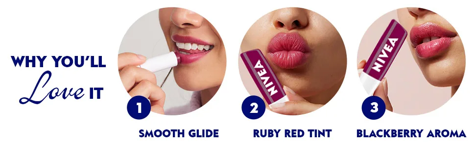 Nivea Lip Care Fruity Shine  Blackberry  4.8g - product information 4