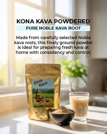 Kona Kava Farm Basic Kava Kava Starter Kit for Two - Kona Kava Farm noble kava root powder modern kitchen wellness drink daily morning ritual