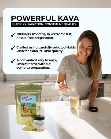 Kona Kava Farm Basic Kava Kava Starter Kit for Two - Kona Kava Farm noble kava root powder modern kitchen wellness drink daily morning ritual