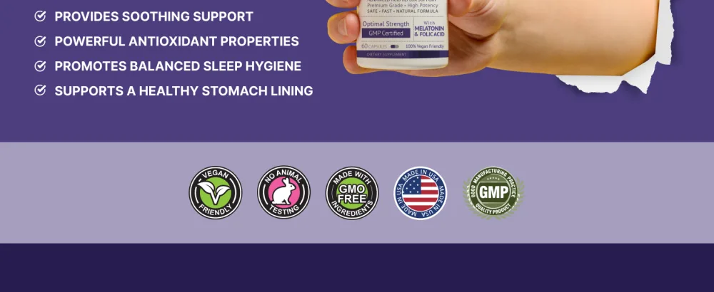 Approved Science Acid Reflux Support - with Melatonin, Marshmallow Root, L-Taurine -180 Capsules - Vegan 180 Count (Pack of 1) - acidreflux