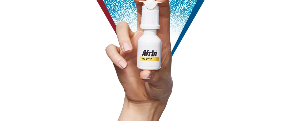 Afrin No Drip Allergy Sinus Nasal Spray - Fast and Powerful Nasal Decongestion From Allergies, 15mL - mod 2