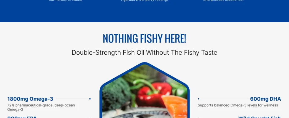 Omega-3MD - Fish Oil EPA & DHA - Improve Cognitive Health - 2 Bottles - 6 Month Supply 180 Count (Pack of 2) - Omega 3 3