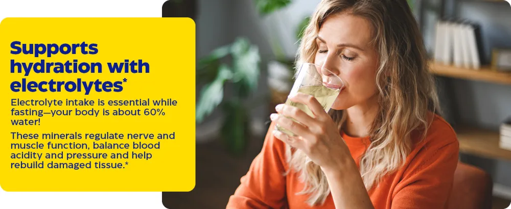 Enzymedica, Fasting Today, Intermittent Fasting Drink Mix with Electrolyte Powder Supplement for Hydration Keto Friendly, Tropical Pineapple Flavor, 24 Servings - Support hydration with electrolytes. Electrolyte intake is essential while fasting.