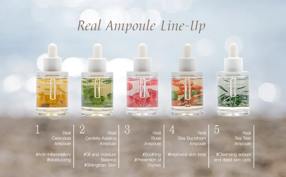 Real Ampoule - 100% Tea Tree Extract Water, Single-Ingredient Purifying Serum 1.01 fl.oz Real Tea Tree Ampoule - real ampoule