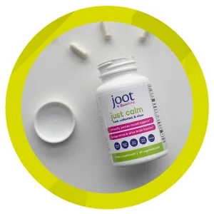 Just Thrive - Just Calm - Cortisol Manager - Calming, Memory, and Mood Support Supplement - Vegan, 30 Calm Capsules 30 Count (Pack of 1) - Just Thrive
