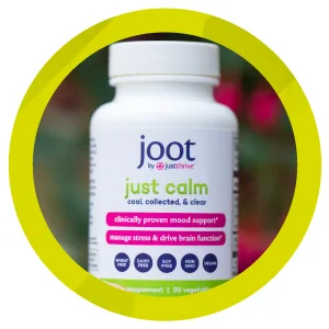 Just Thrive - Just Calm - Cortisol Manager - Calming, Memory, and Mood Support Supplement - Vegan, 30 Calm Capsules 30 Count (Pack of 1) - Just Thrive