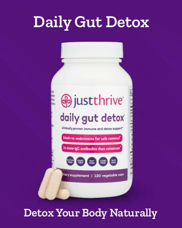 Just Thrive - Just Calm - Cortisol Manager - Calming, Memory, and Mood Support Supplement - Vegan, 30 Calm Capsules 30 Count (Pack of 1) - Just Thrive Health Supplements Improve Gut Immune Digestive Probiotics Vitamins Detox
