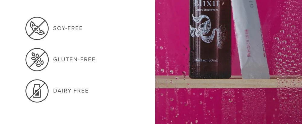 Isagenix Collagen Elixir - Drink with Marine Collagen Peptides - Support a Youthful Appearance with Vitamin C, Zinc & Biotin - 50 mL - product information 2