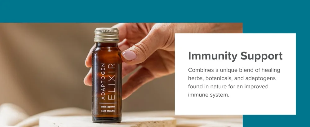 Isagenix Adaptogen Elixir - Liquid Supplement for Health Support - Focus & Sleep Support Supplement - Unique Botanical Blend to Support a Healthy Immune System - 1.59 Oz Bottles (10 Count) - product information 4