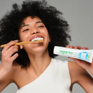 Agarta Natural Herbal Extract Toothpaste 100 ml, SLS, SLES, PARABEN Free, 100% Herbal Formula, Strong WHITENING Effect, Sensitive Teeth, Breath Refreshing, Best Herbal Flavor - herbal toothpaste