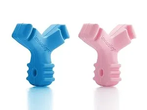 Invisalign Munchies EPS Aligner and Retainer Tray Seaters, Aligner Chewies (Pack of 2) (Blue) - Blue Pink Invisalign Munchies