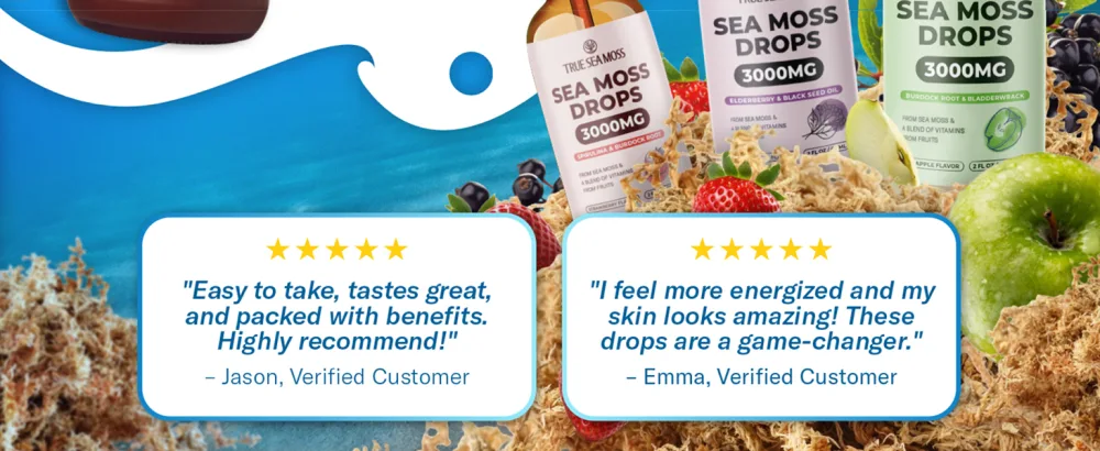 Irish Sea Moss Liquid Drops - with Black Elderberry, Burdock Root & Black Cumin - Liquid Supplement - Elderberry Flavor - 2 Fl Oz (60ml) - Reviews