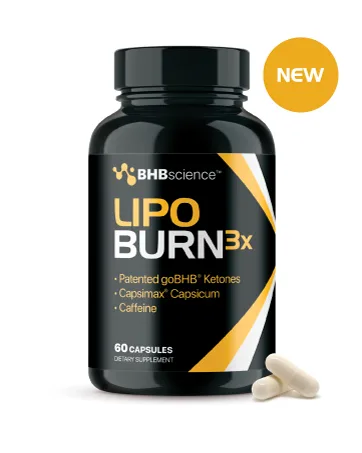 Brain Booster Supplement for Focus - Clinically Validated Nootropics Brain Support Supplement with Bacopa Monnieri Extract & Patented goBHB for Cognitive Support - 3rd Party Tested (30 Servings) - Lipo Burn