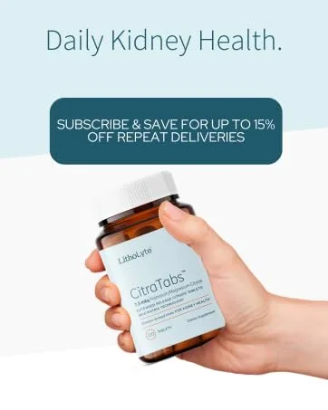 LithoLyte CitraTabs 7.5 mEq | Extended-Release Citrate Tablets | Kidney Health Protector | Science-Backed Support Beyond Cleanse, Detox, or Stone Dissolver Supplements | 120 Tablets - daily kidney health