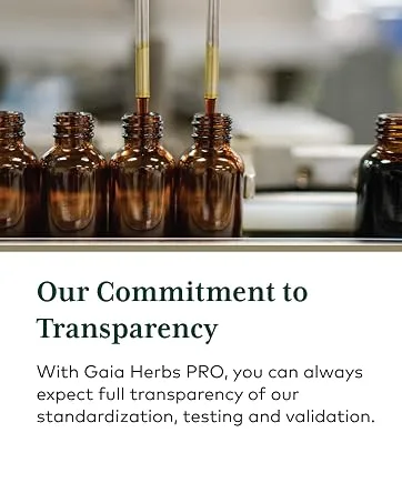 GAIA HERBS PRO Detoxification Formula - Supports Liver Health & Detoxification* - Milk Thistle, Yellow Dock & More - 2 fl oz (30 Servings) - product information 11