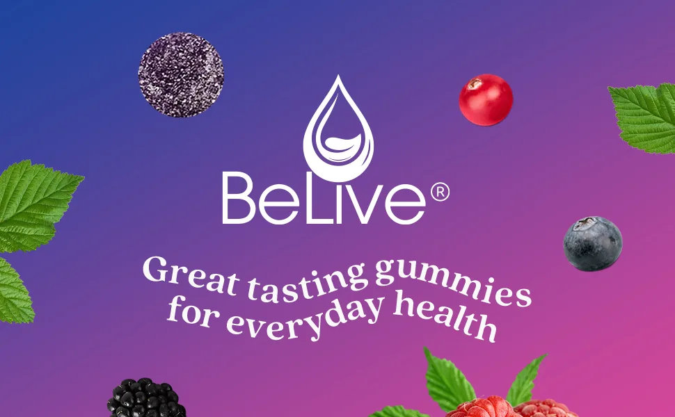 BeLive 5-HTP Gummies 2 Pack - 120 Ct I 5HTP Calming Gummies for Heightened Focus, Relaxation & Rest for Adults | Vegan - Mixed Berries Flavor - Great testing