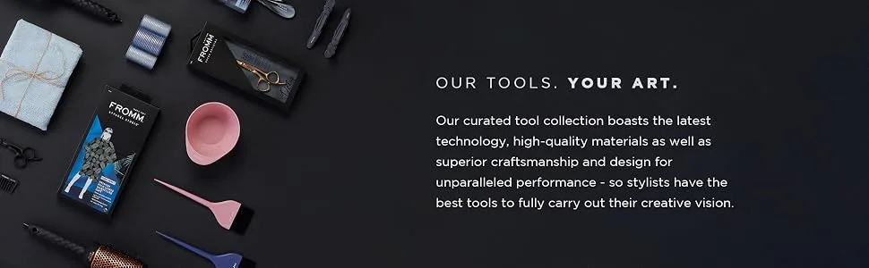 Fromm Style Artistry Glosser Boar and Nylon Brush black - Fromm Footer