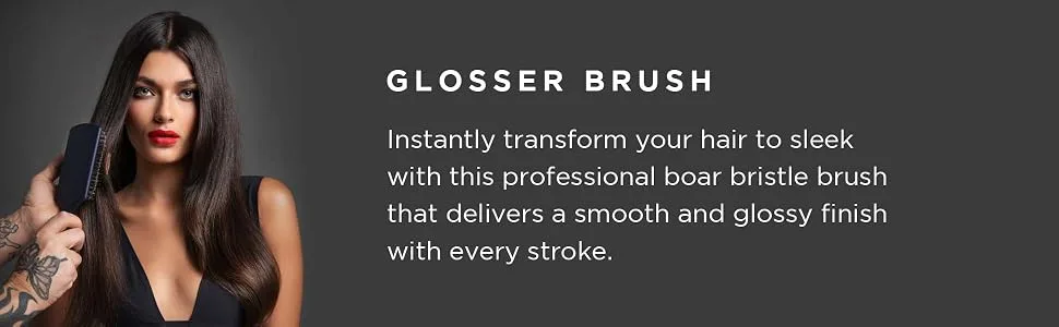 Fromm Style Artistry Glosser Boar and Nylon Brush black - NBB034 mod 2