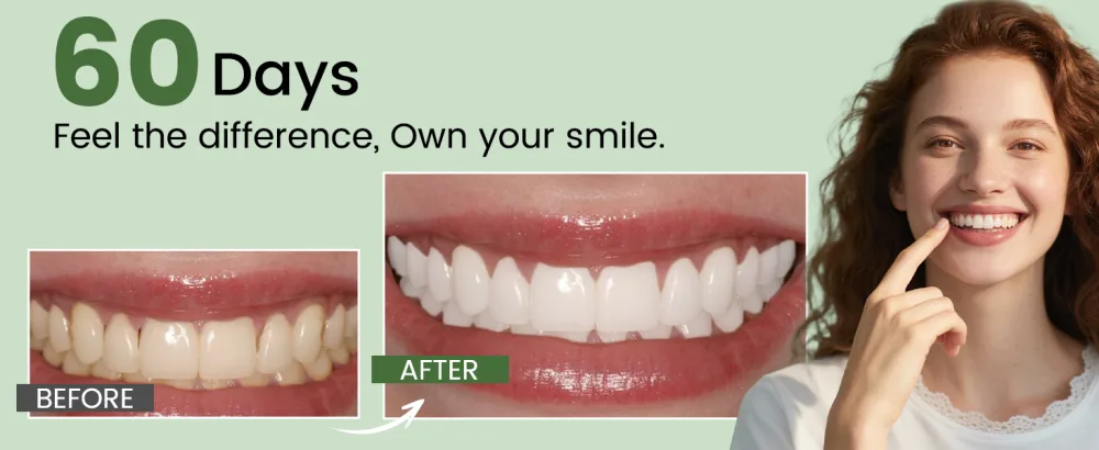 H2ofloss Toothpaste Tablets Lemon | Nano Hydroxyapatite Toothpaste Tablets Chewable | Fluoride Free l 60 Tabs - Whitens Teeth & Freshens Breath