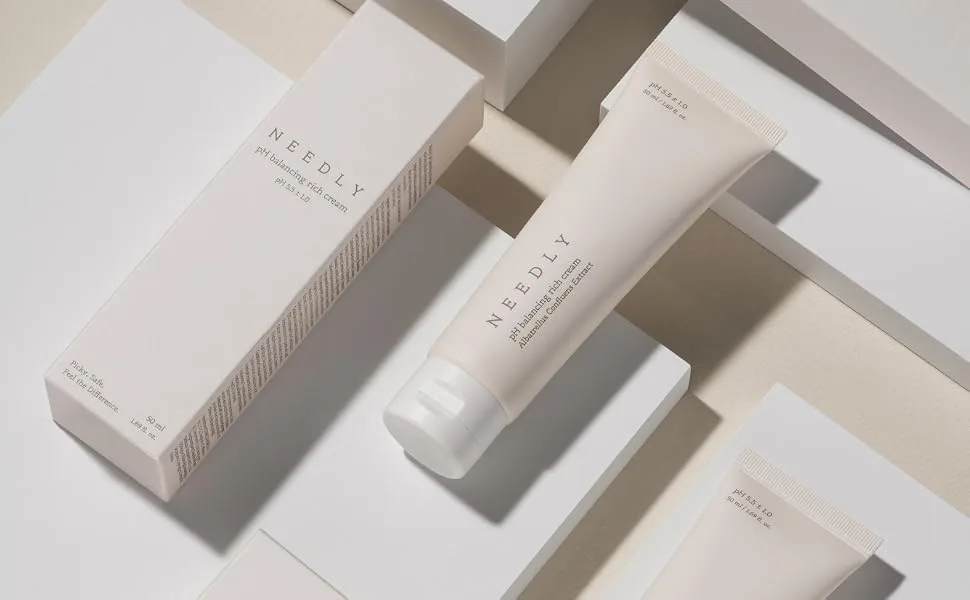 NEEDLY | pH Balancing Rich Cream | For Skin Barrier, pH Balance and Wrinkle Improvement - rich cream
