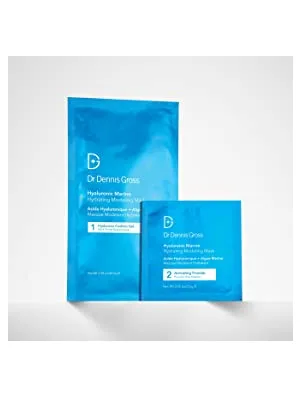 Dr Dennis Gross Hyaluronic Marine Modeling Mask: for Dehydrated Skin  Dull Complexion & Fine Lines and Wrinkles  4 Treatments - product information 8