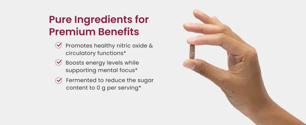 Dr. Mercola Organic Fermented Beets - Nitric Oxide Support - USDA Organic, Non-GMO, Gluten-Free & Soy-Free - 60 Capsules - product information 17