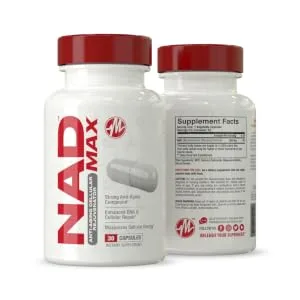 Metabolic Nutrition NAD Daily 150mg Anti-Aging Cellular Rejuvenator, Supports Cellular Energy and Mitochondrial Function, 30 Vegetable Capsules - nad max
