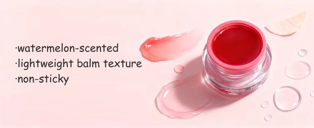 BS-MALL Luxurious Watermelon lip balm butter - hydrating overnight lip mask Care & chapstick for Soft Kissable lips 20g - product information 8