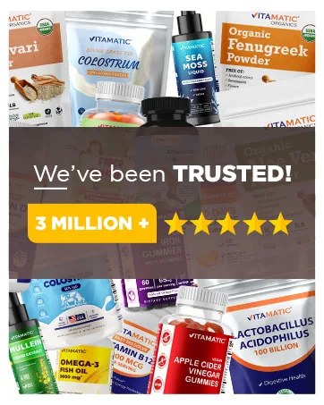 Vitamatic Bifidobacterium Infantis - 5 Billion per DR Capsule - 60 Count - Digestive Support - Made with Prebiotic Inulin Fiber - 3 Million +